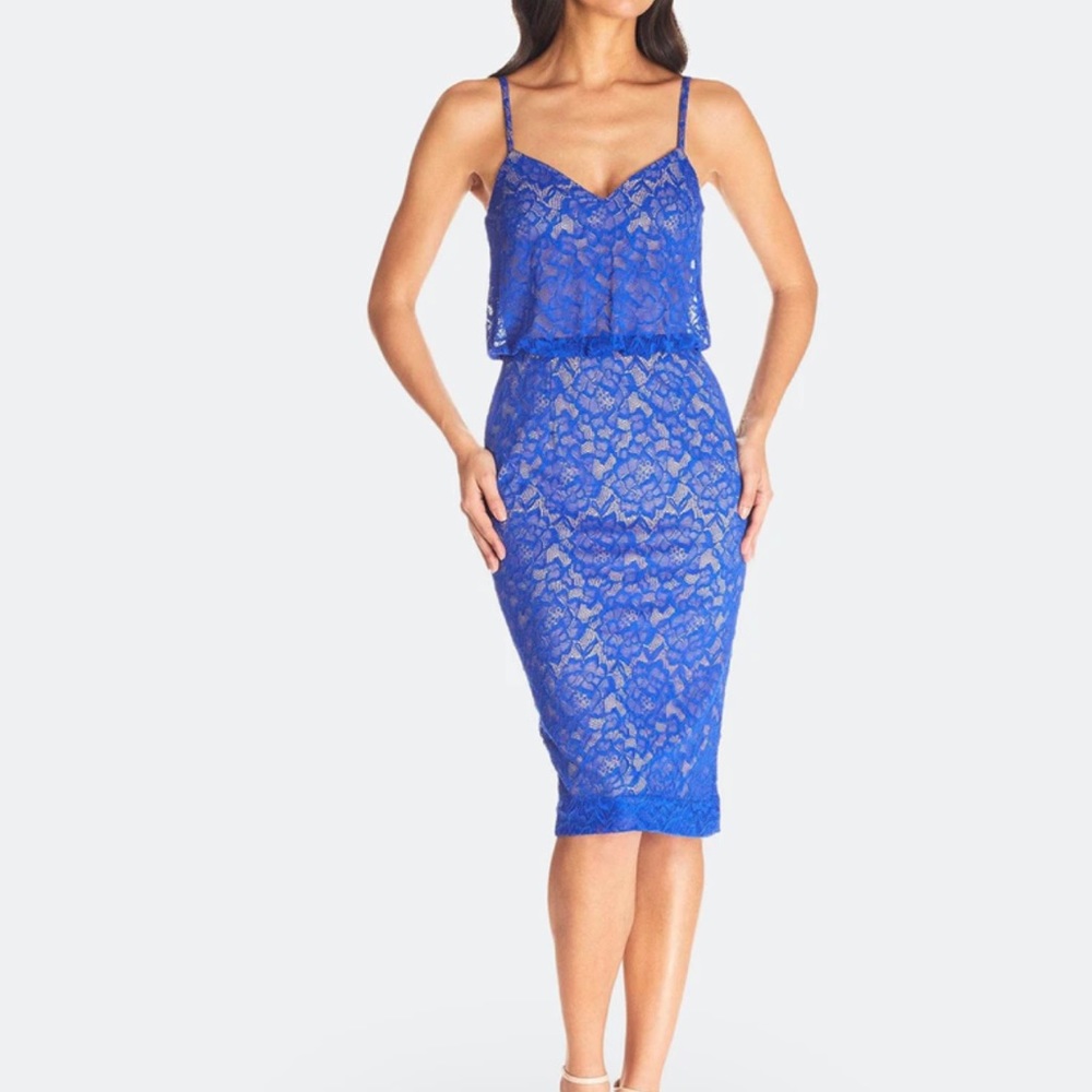 NWT Dress the Populstion Midi Dress